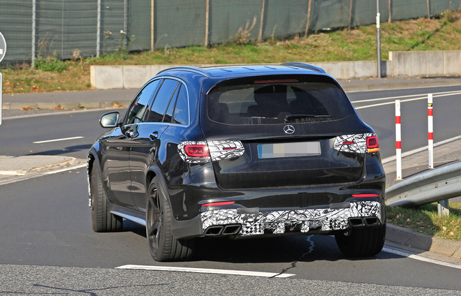 新款AMG GLC63谍照曝光 外观造型微调